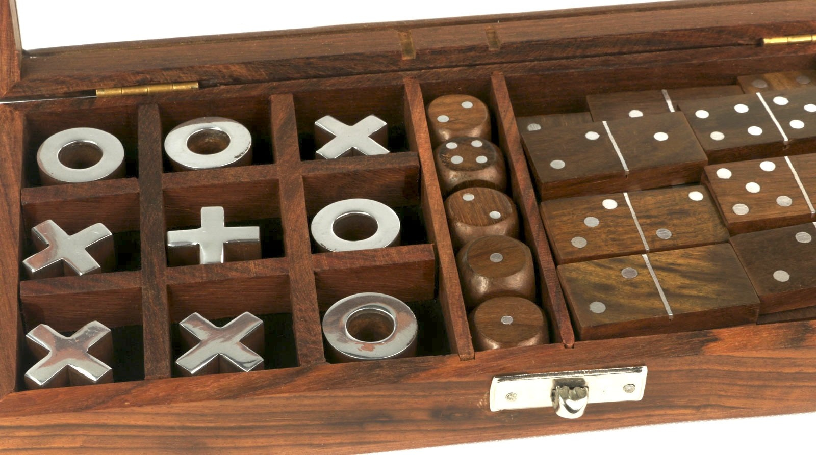 Multi Game Set Domino, Dice, Tic Tac Toe Traditional Games