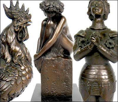 Hot Cast Bronze Figures