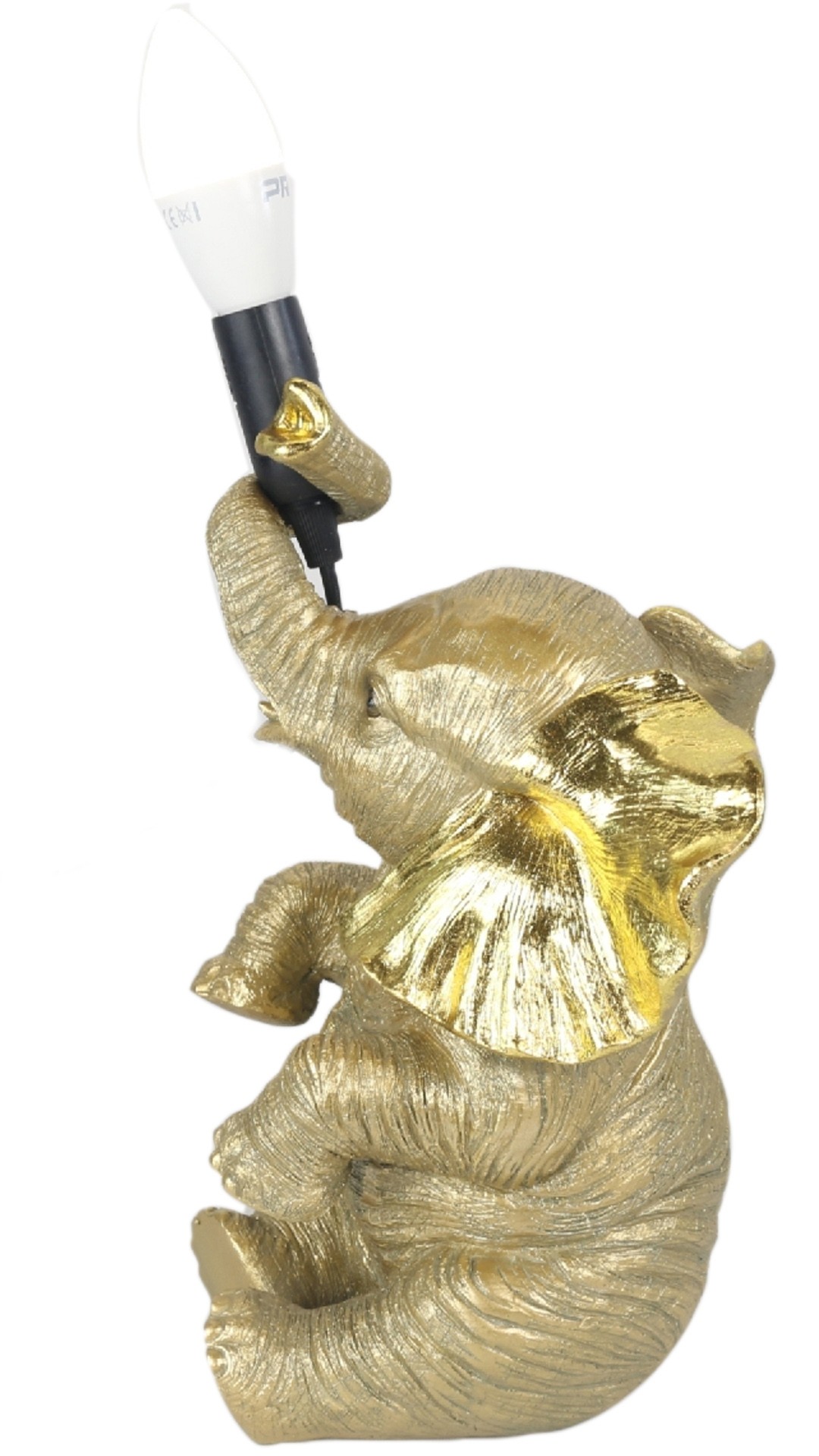 Gold Elephant Table Lamp 30cm