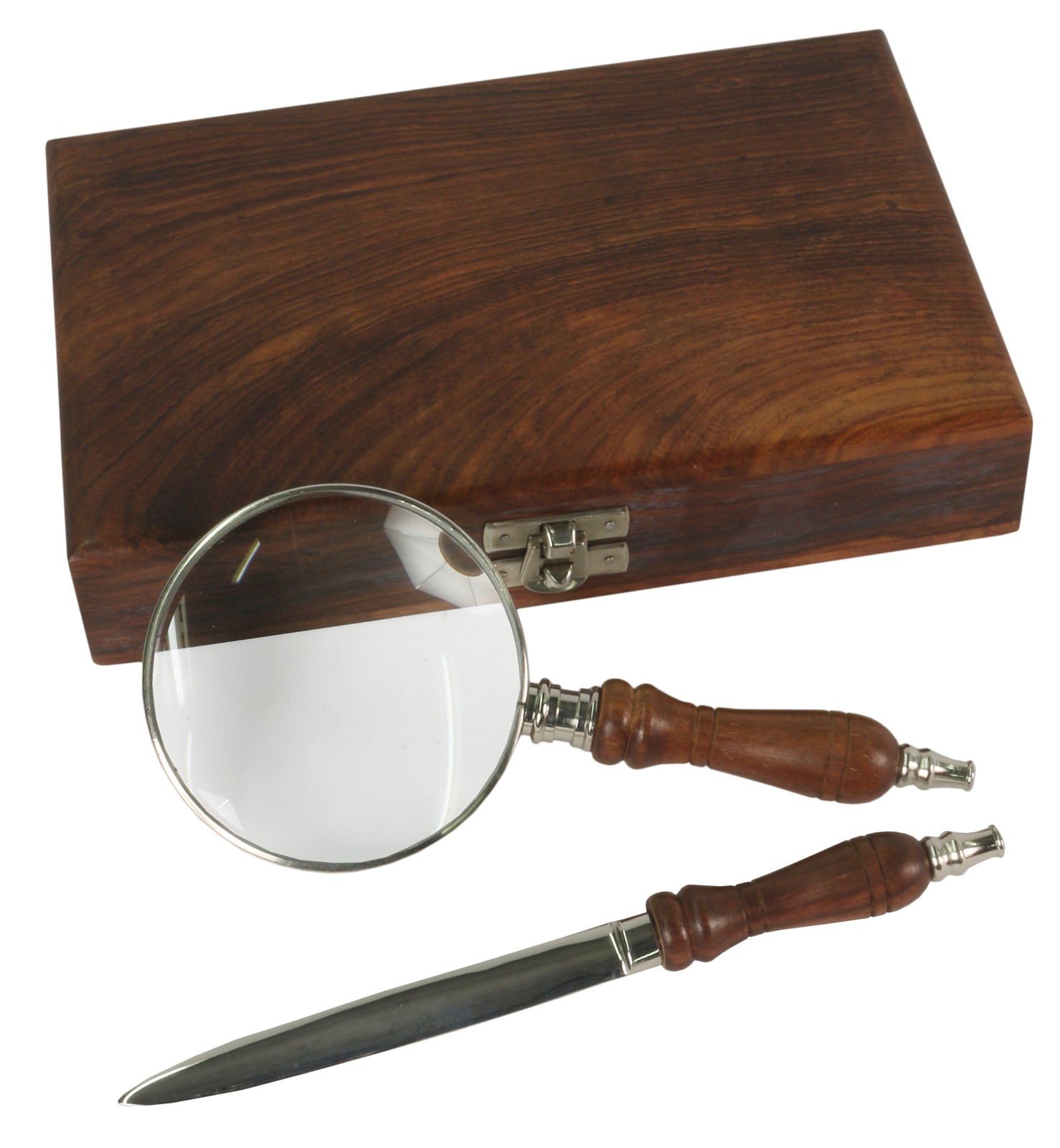 Magnifying Glass & Letter Opener with Box 21cm
