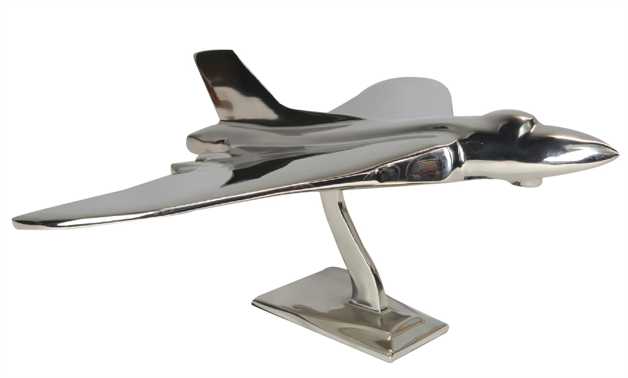 Large Jet Vulcan Aeroplane Aluminium - 43cm