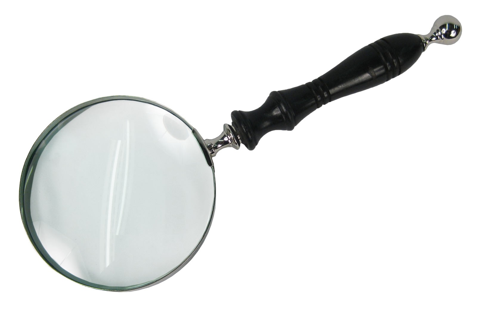 Magnifying Glass With Black Handle 38.4cm - (15cm Dia)