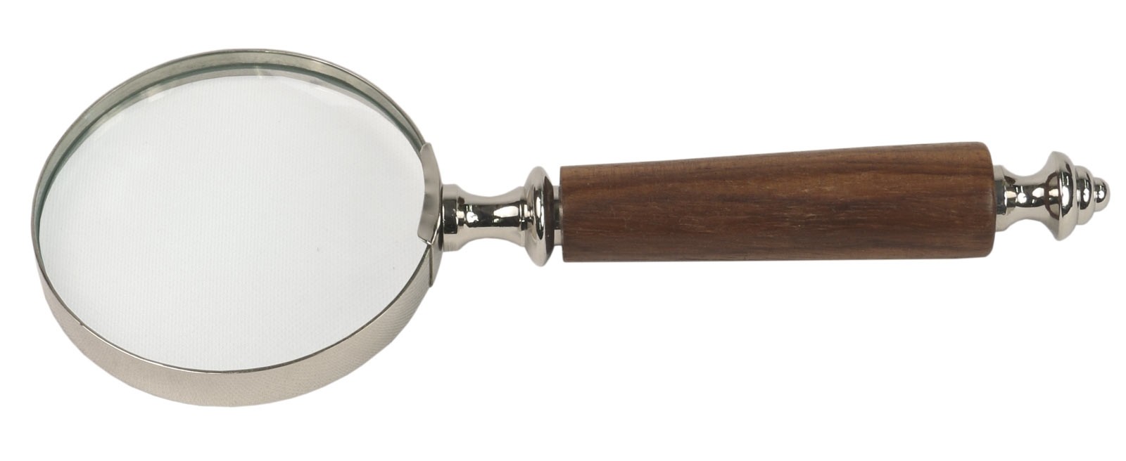Magnifying Glass With Sheesham Wooded Handle 20.5cm - (3 inch Dia)