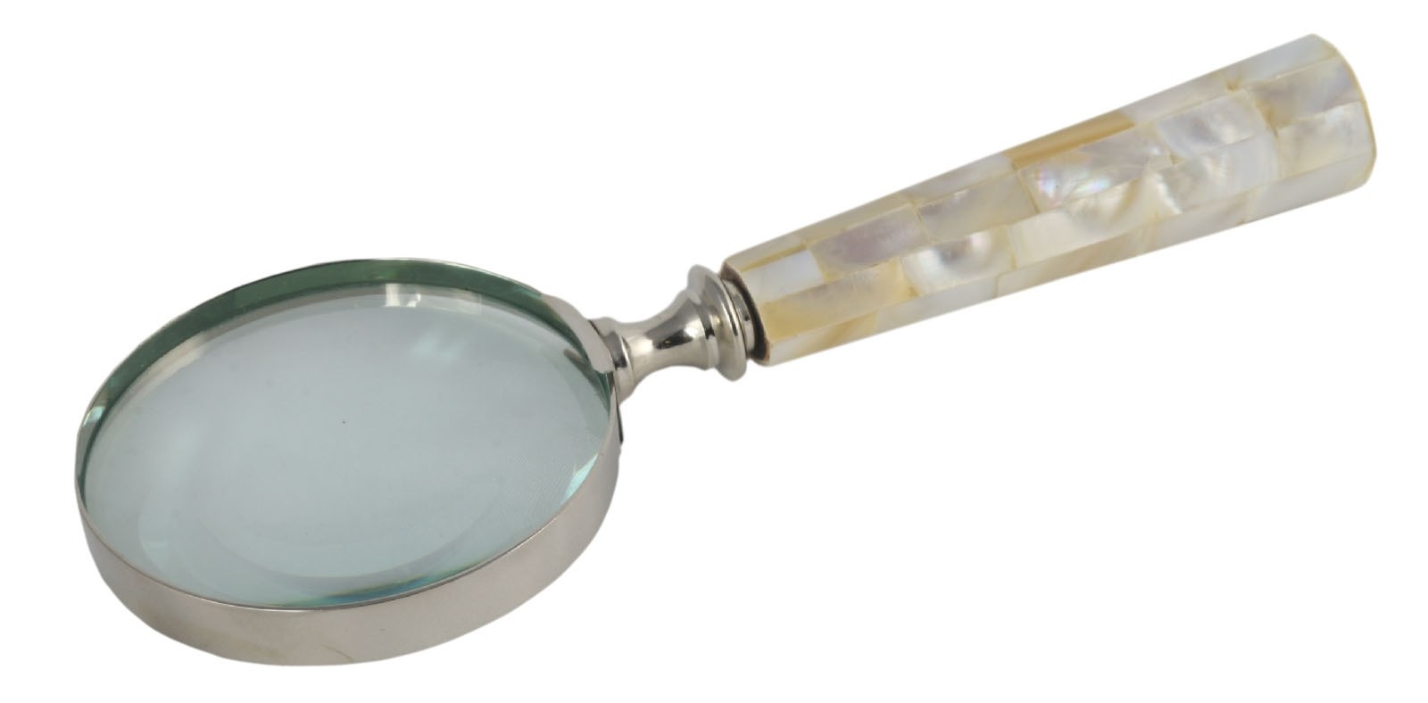 Mother of Pearl Effect Magnifying Glass 20cm - (8cm Dia)