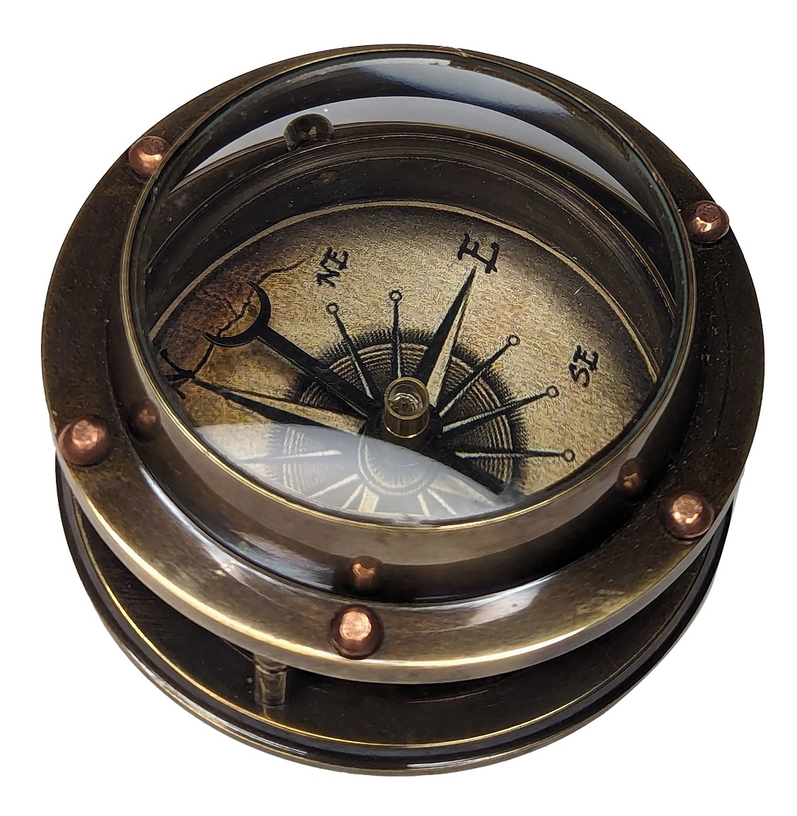 Compass With Magnifying Glass 11cm