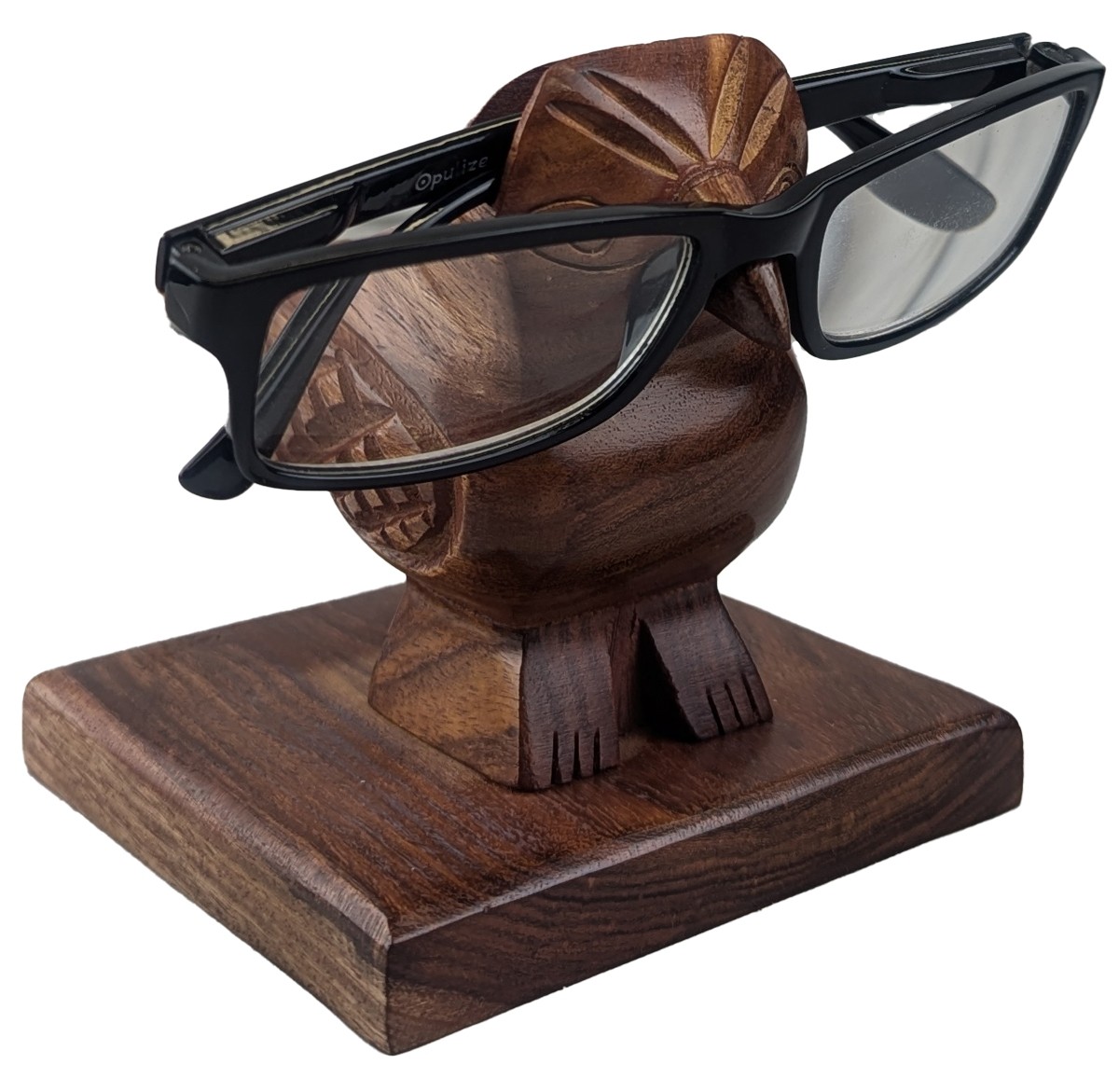 Cuckoo Glasses Stand - Sheesham Wood 11cm