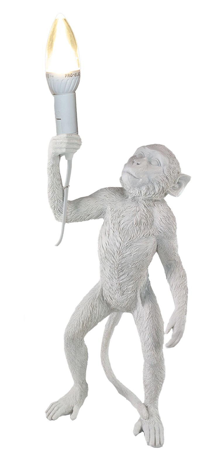Monkey Holding Candle Table Lamp 40cm (Bulbs Not Included)