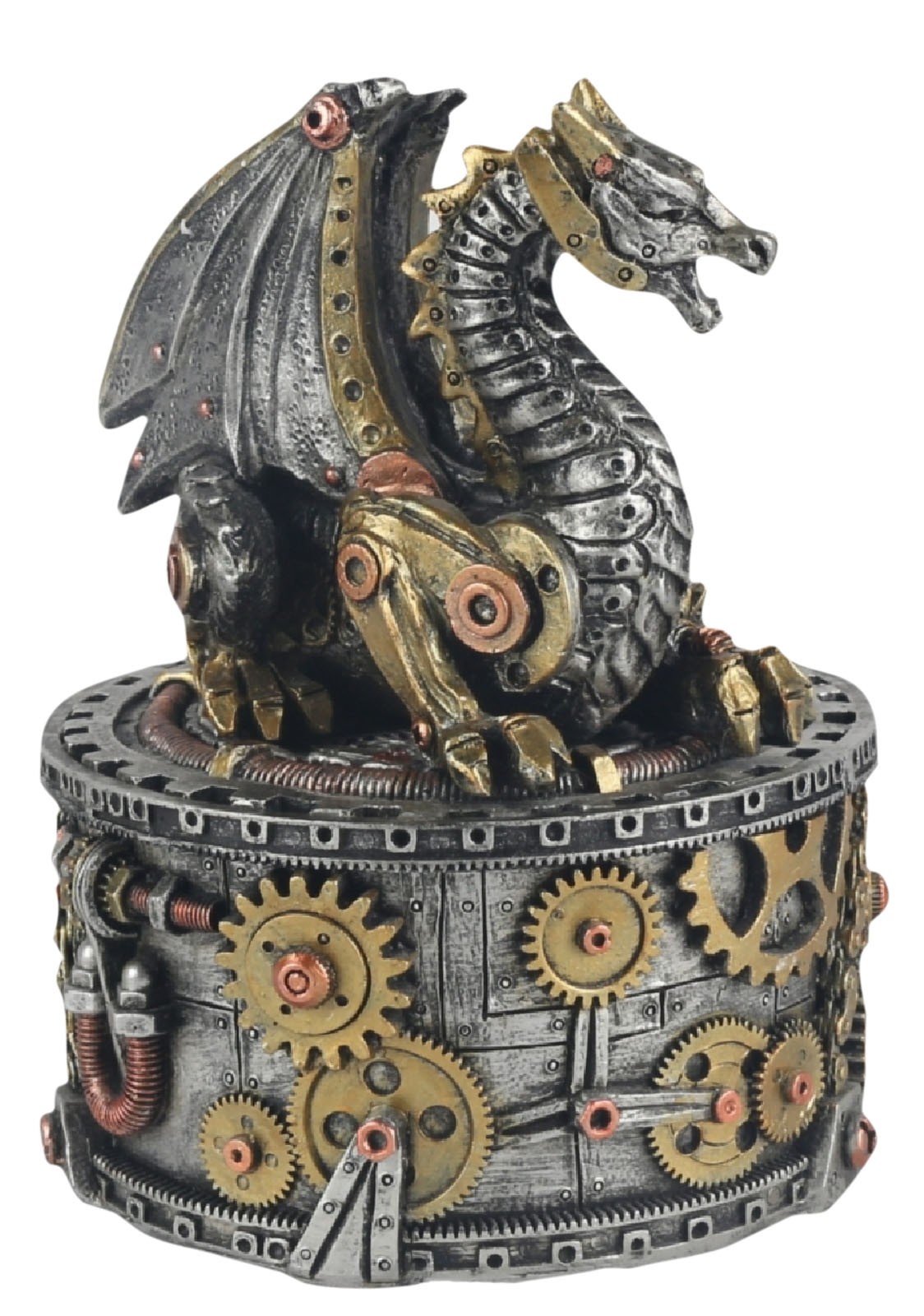 Steampunk Dragon Box 15.5cm