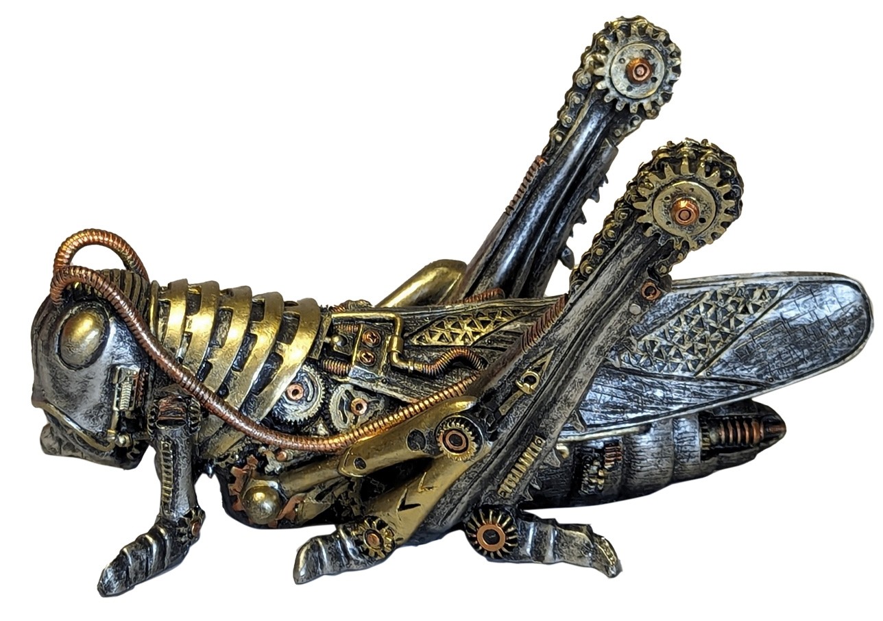 Steampunk Grasshopper 24cm 