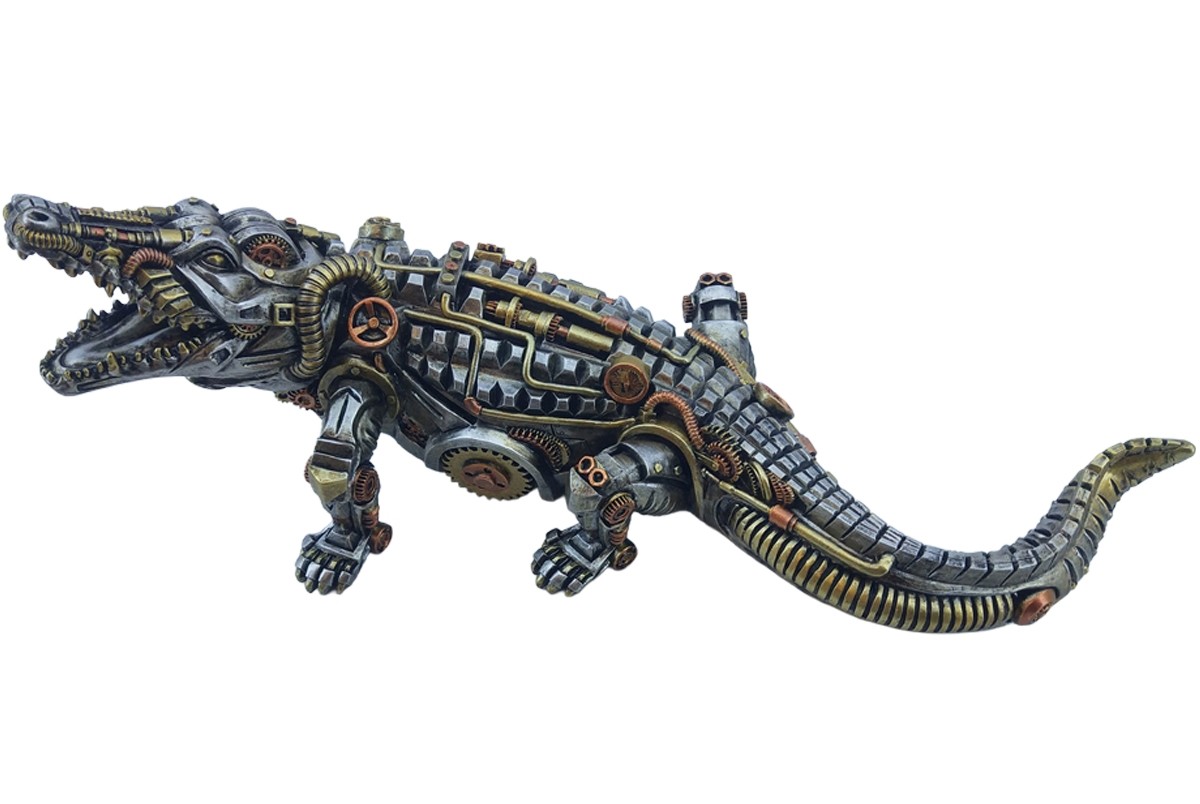 Steampunk Crocodile - 40cm