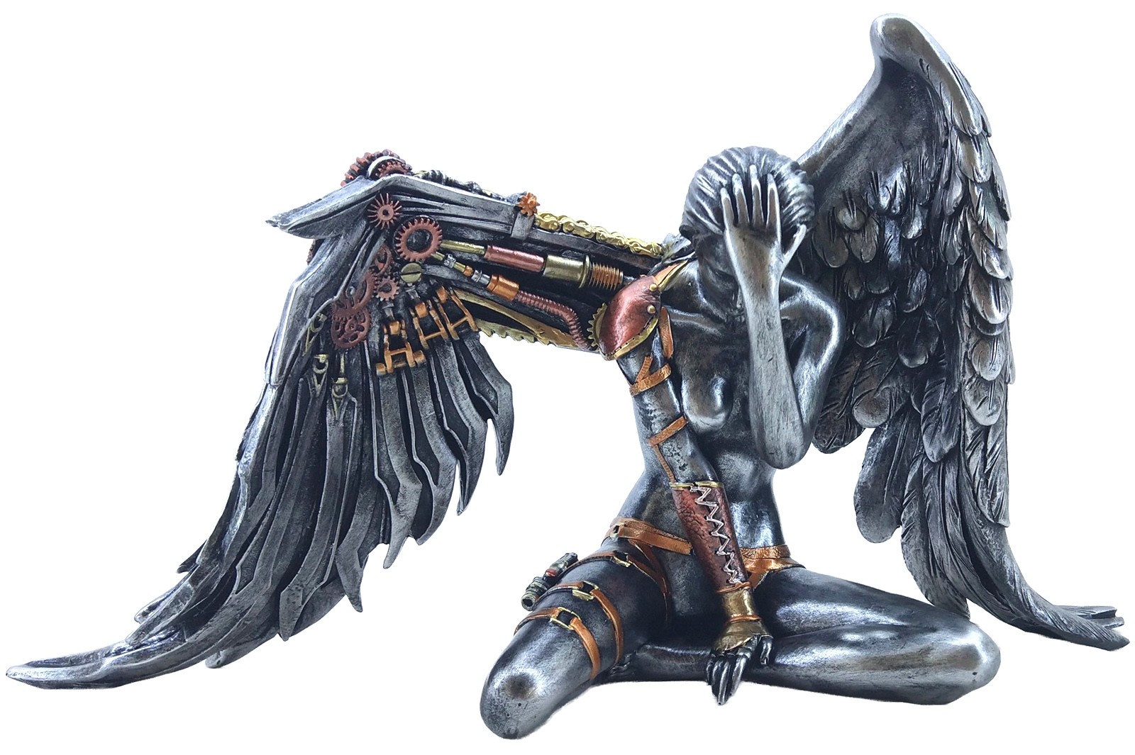 Steampunk Sitting Angel 37cm