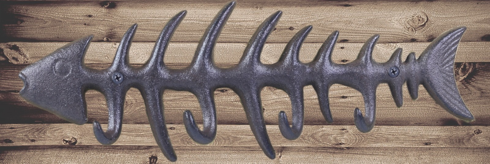 Fishbone Hooks - Brown 35cm