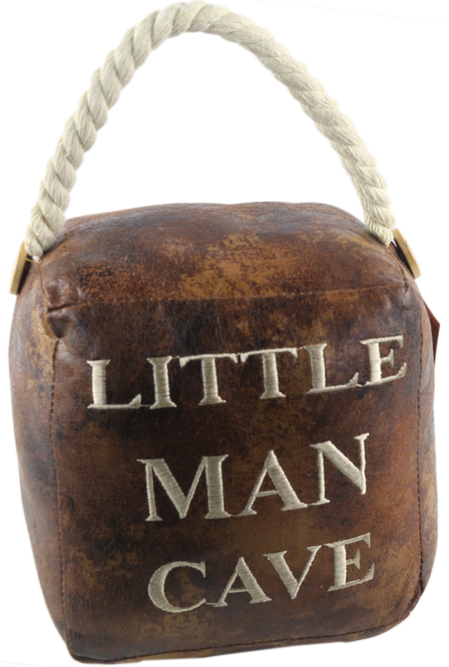 16cm Faux Leather Little Man Cave Doorstop (Case Price for Case Qty Only)