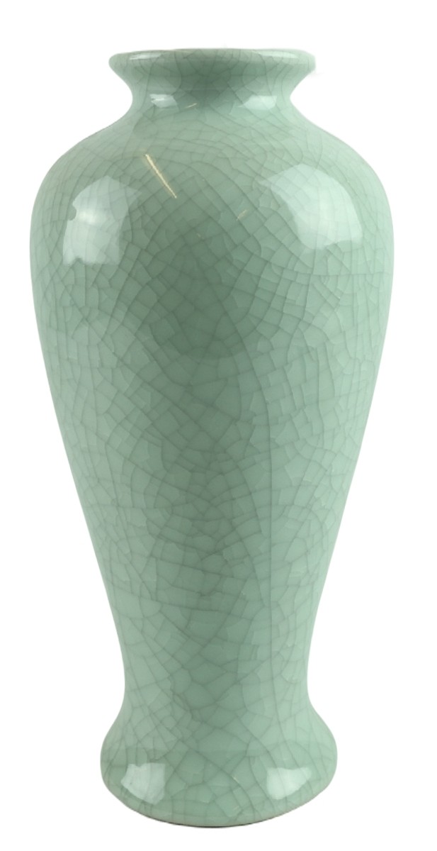 Fishtail Vase Dark Green 26cm