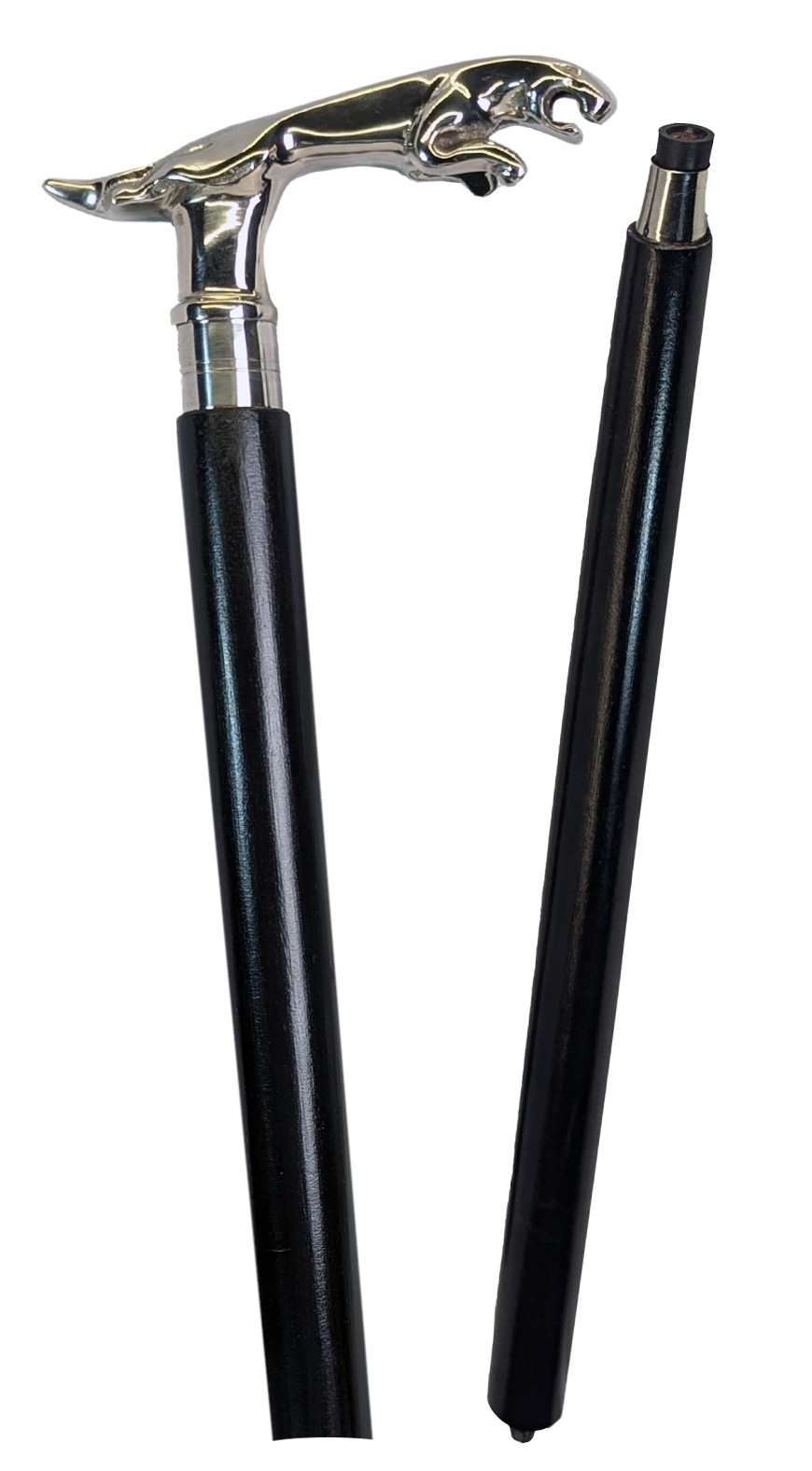 Panther  Walking Stick Nickel 90cm