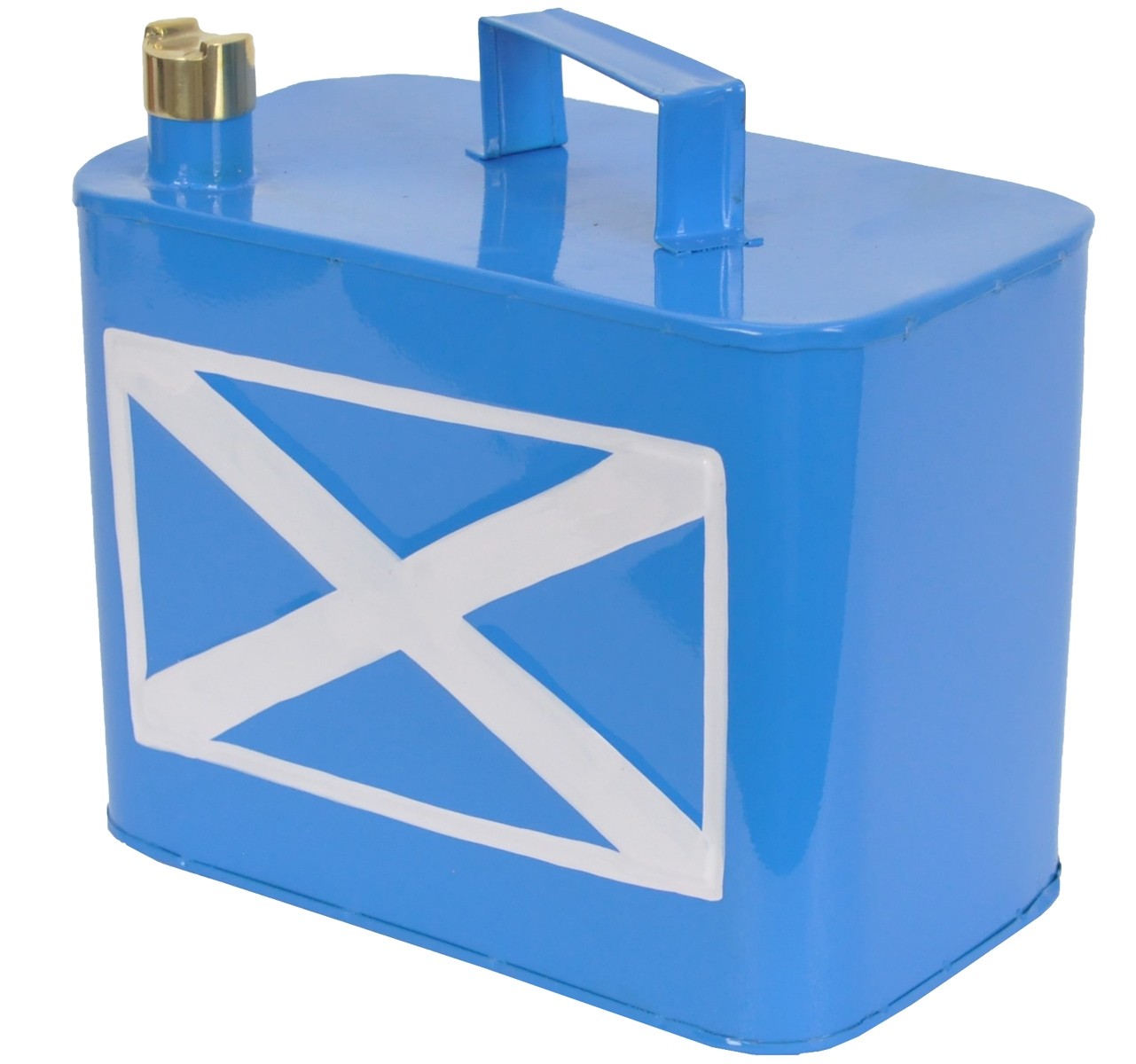 Scottish Flag Petrol Can Small 26cm
