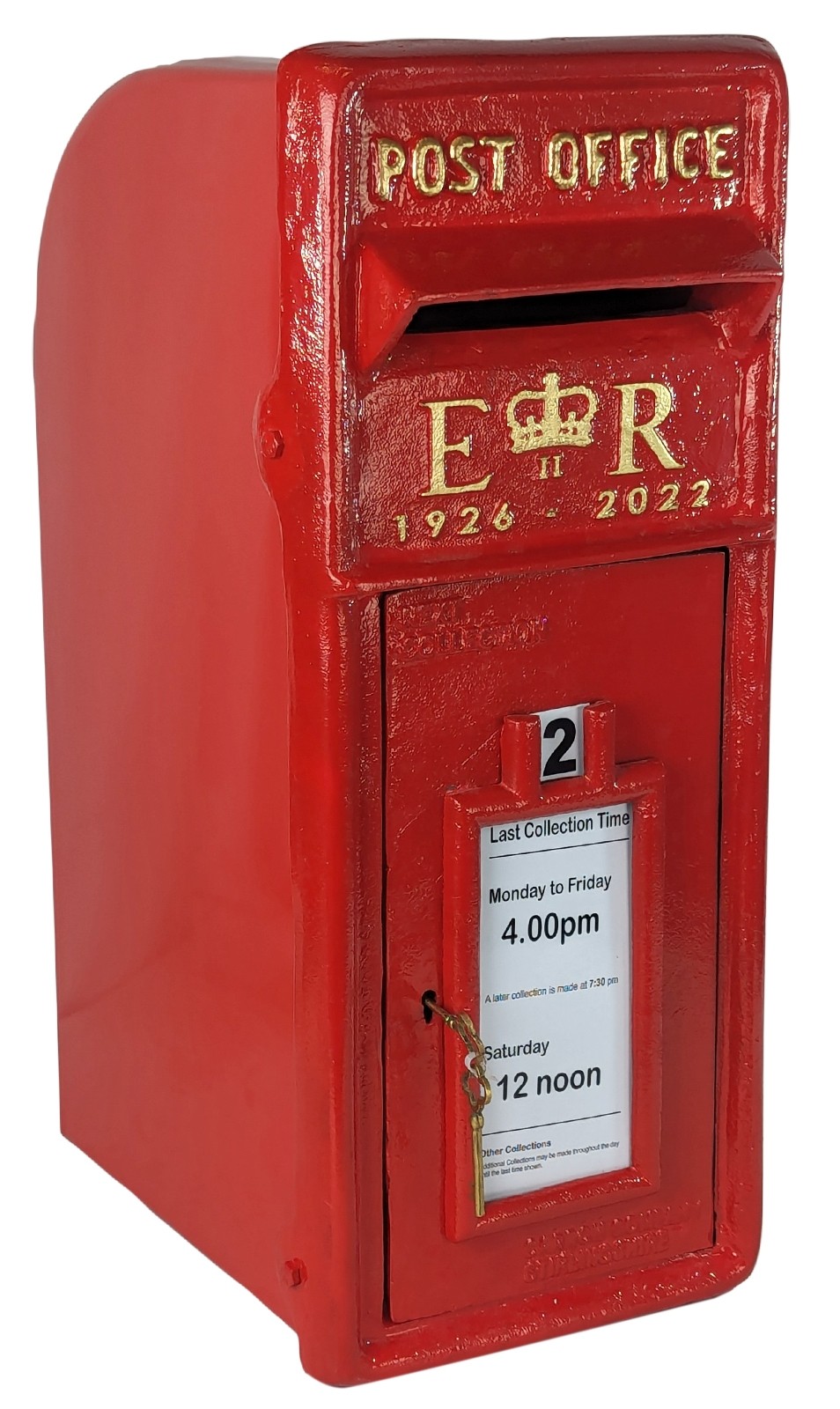 ER 1926-2022 Post (Box Only) Red 60cm