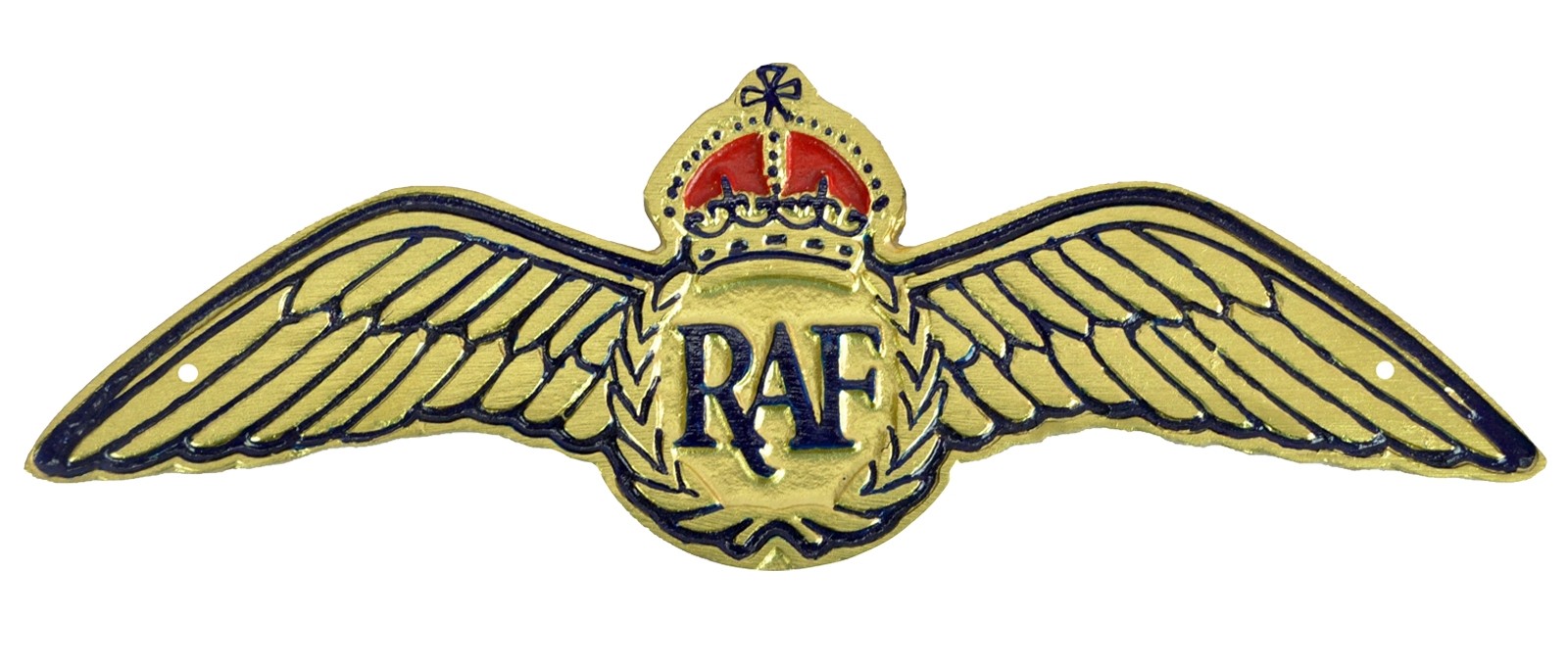 RAF Wing Plaque - Cast Aluminium - 30cm