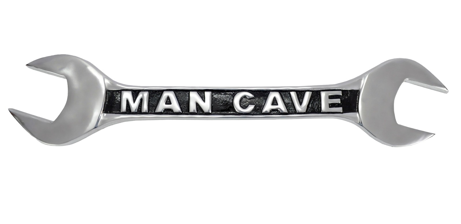 ManCave Spanner Plaque - Cast Aluminium - 90cm