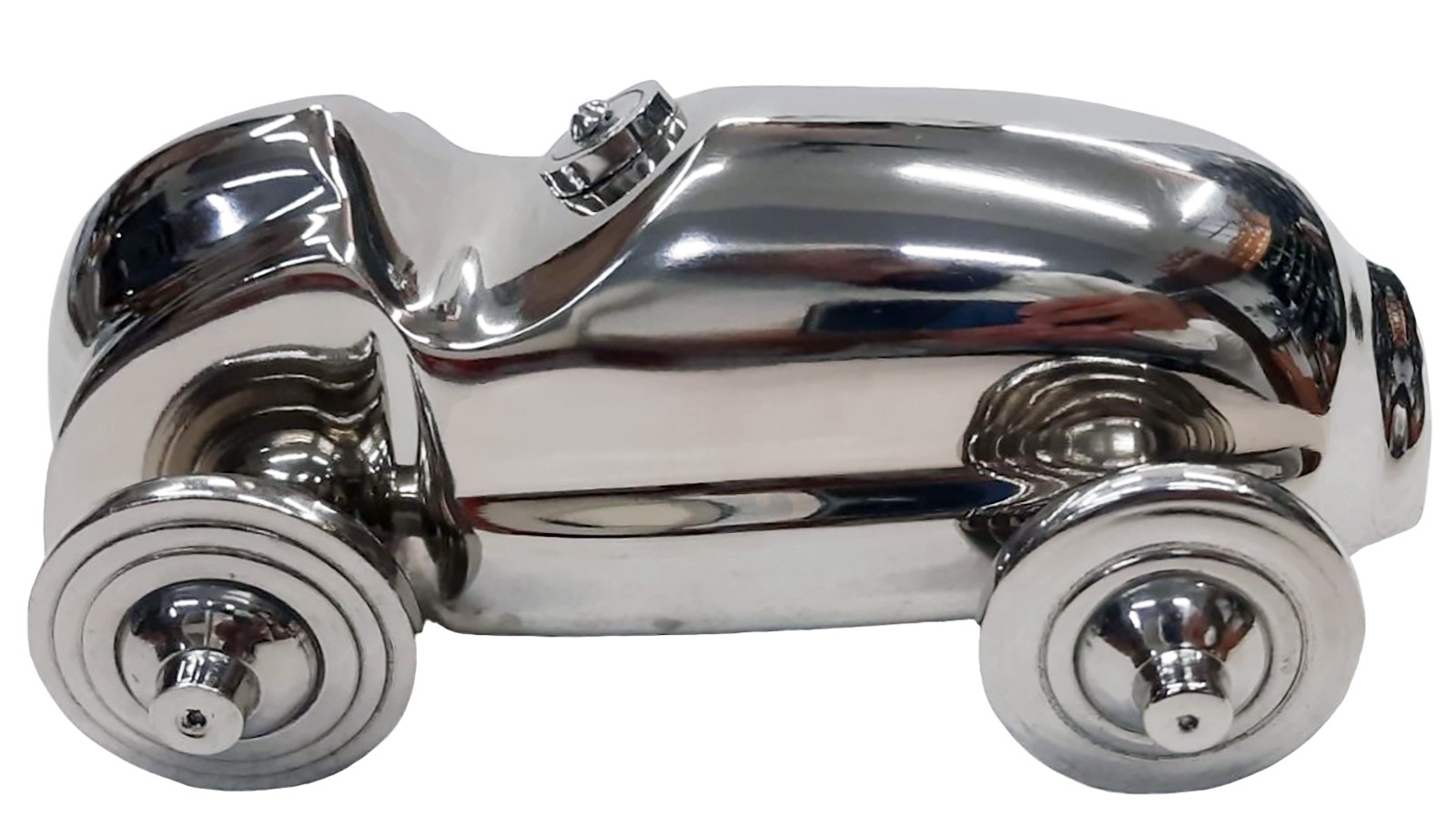 Vintage Racing Car - Cast Aluminium - 24cm