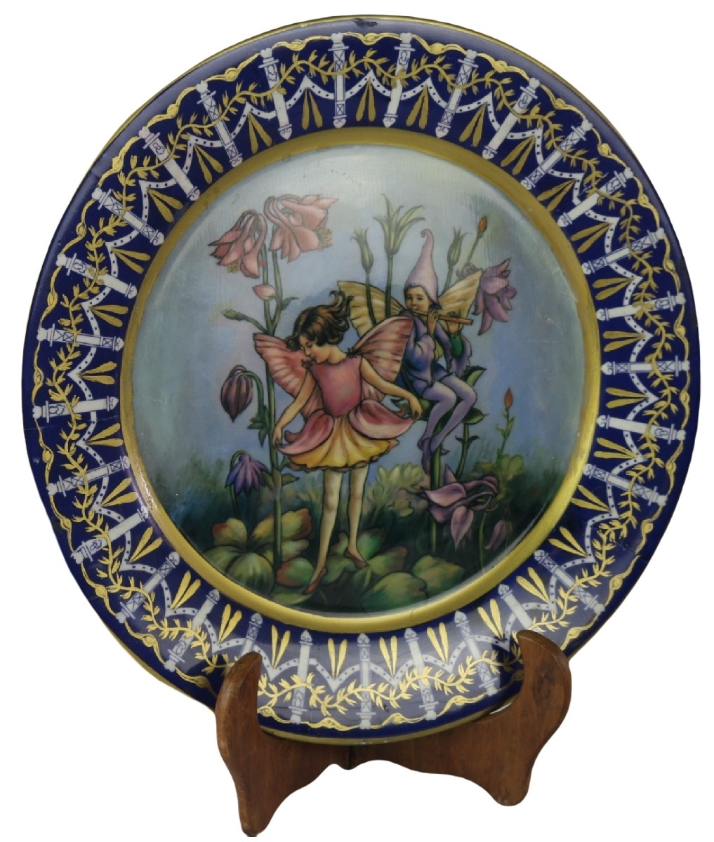 Fairy Plaque Blue 35cm