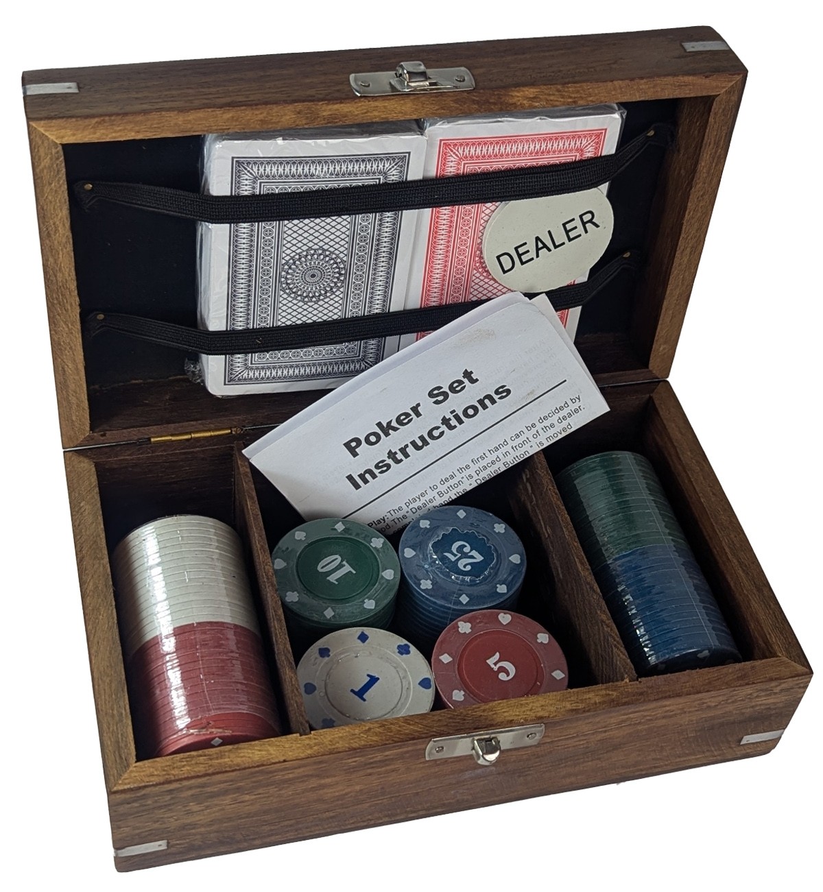 Poker Set - Sheesham Wood - 19cm