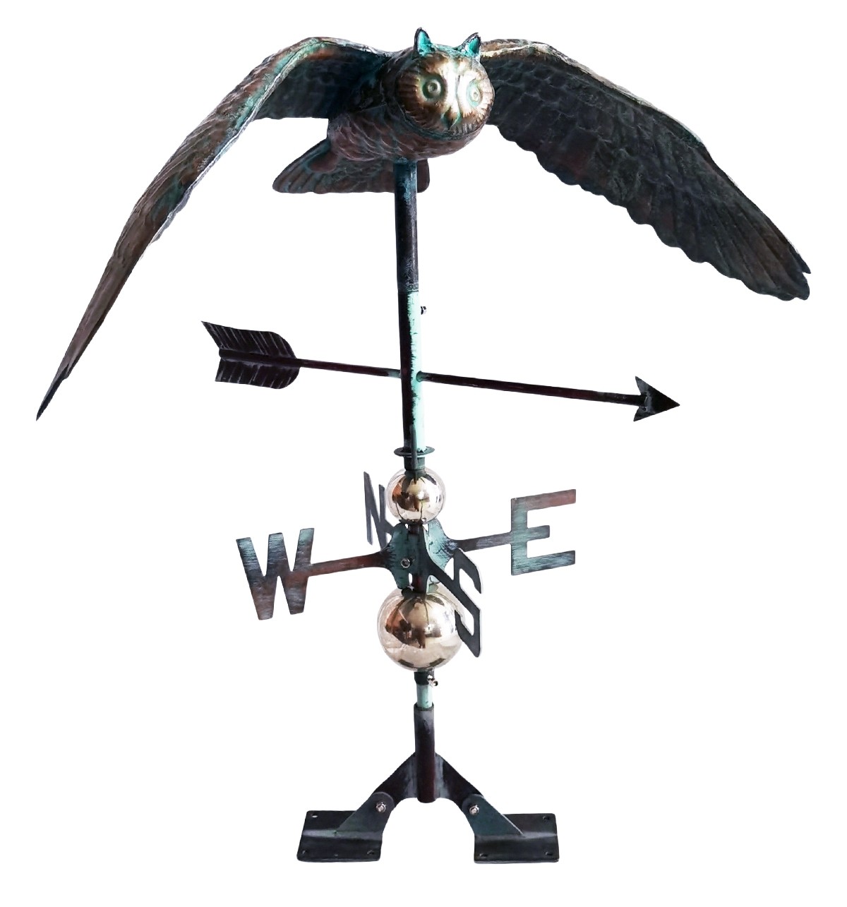 Copper Art - 3D Owl Weathervane - 92cm