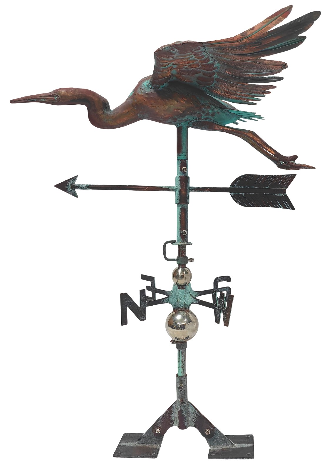 Copper Art - 3D Blue Bird Weathervane - 84cm