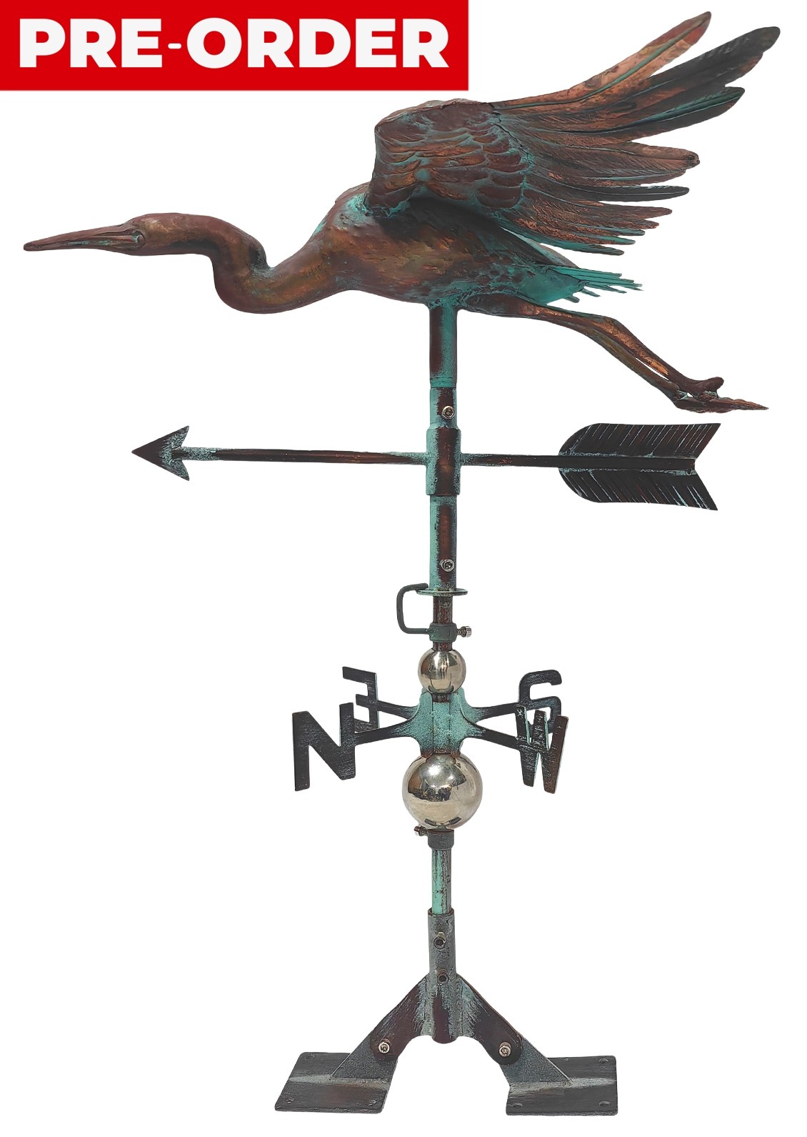 Copper Art - 3D Blue Bird Weathervane - 84cm
