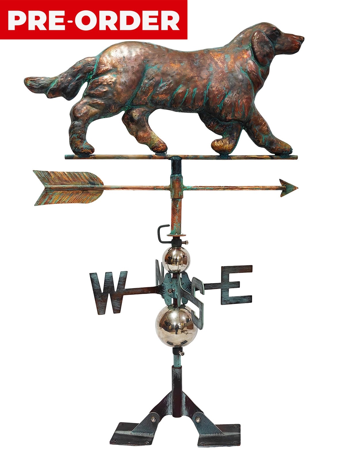 Copper Art - 2D Dog Weathervane - 92cm