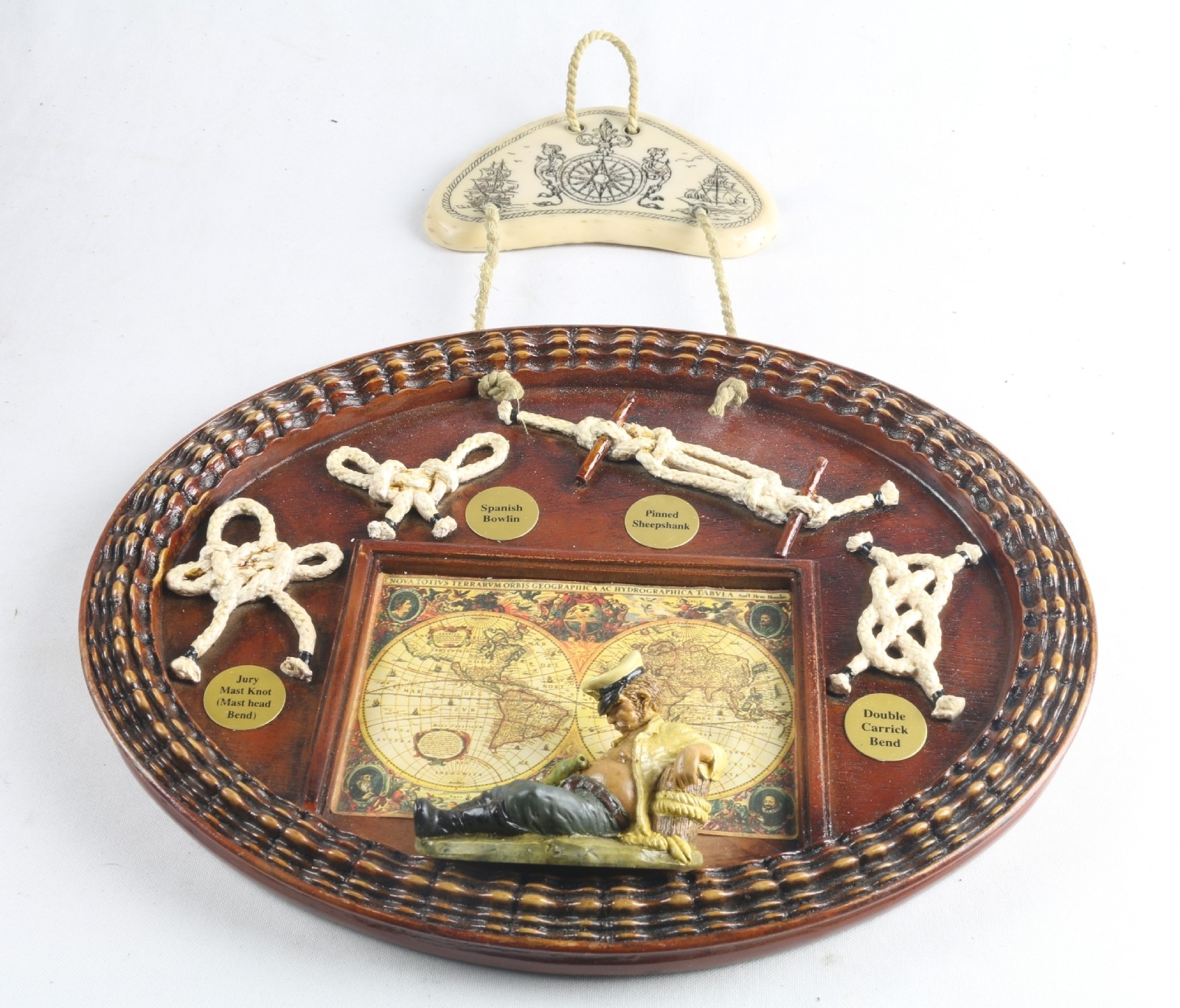Resin Wall Plaque  Fisherman Knots