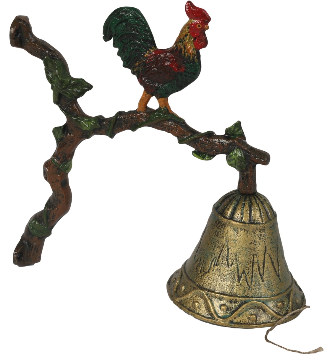 Cast Iron Rooster Bell 21cm