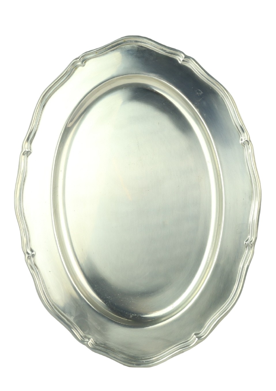 Metal Oval Plate 37cm