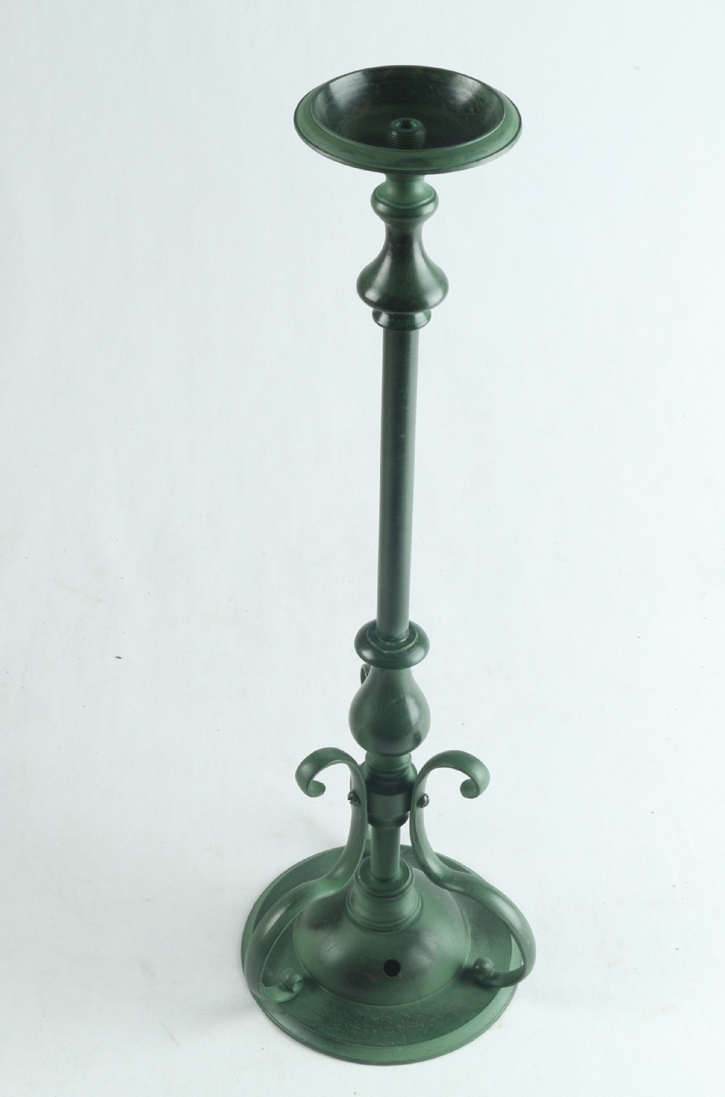 Candle Stick - Green Cold Finish 41cm