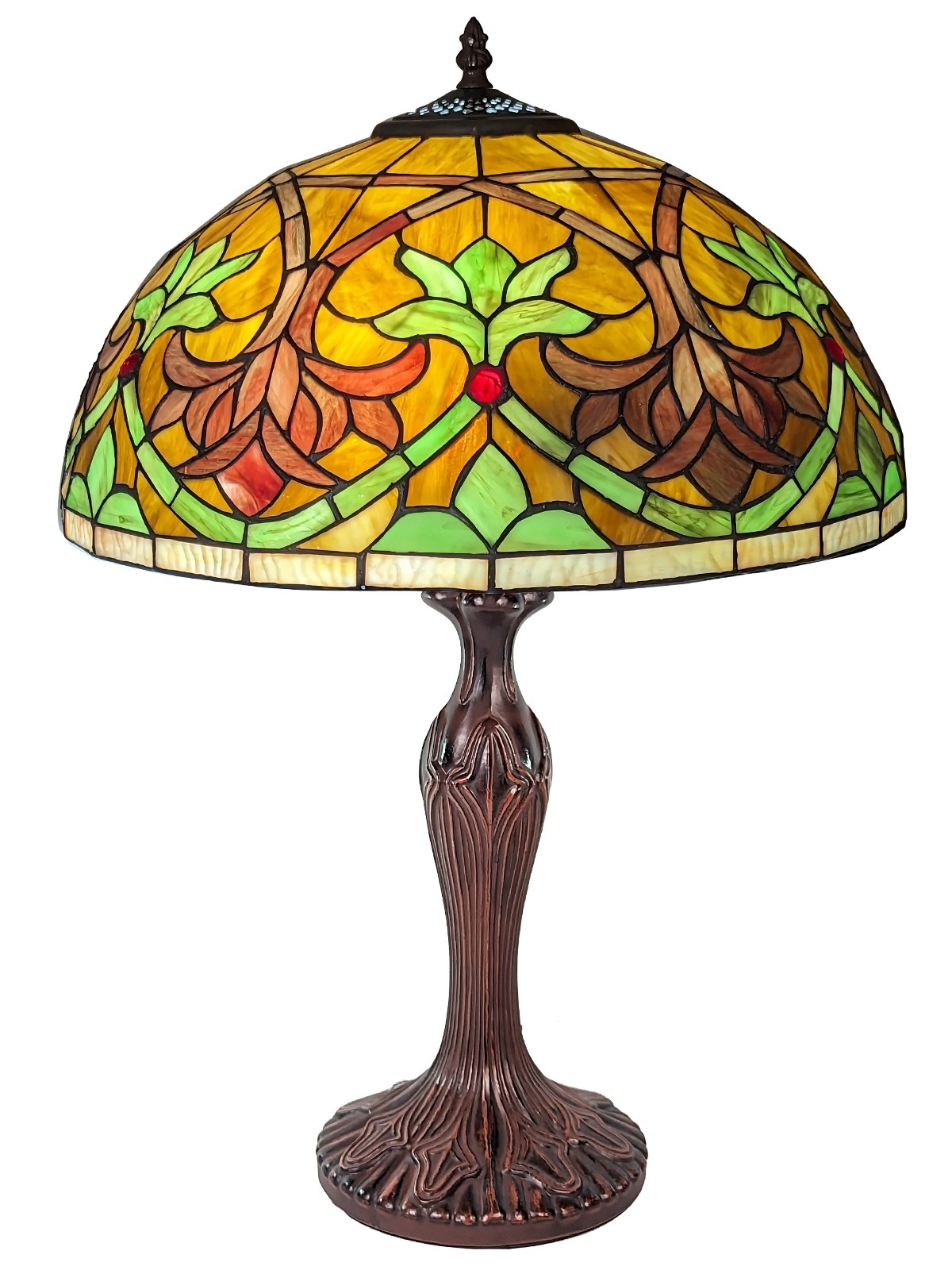 Fleur De Lys Tiffany Table Lamp 59cm (Large) 