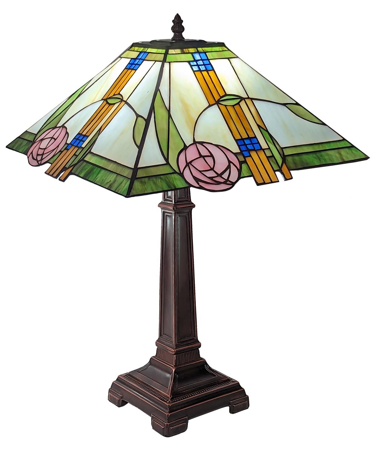 Mackintosh Tiffany Style Table Lamp (Large) 55cm