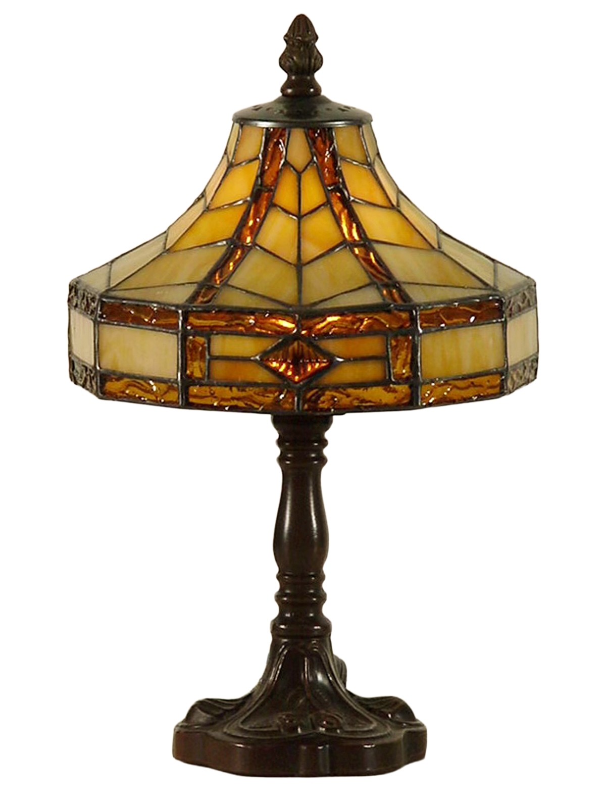 32cm Art Deco Tiffany Lamp - Small
