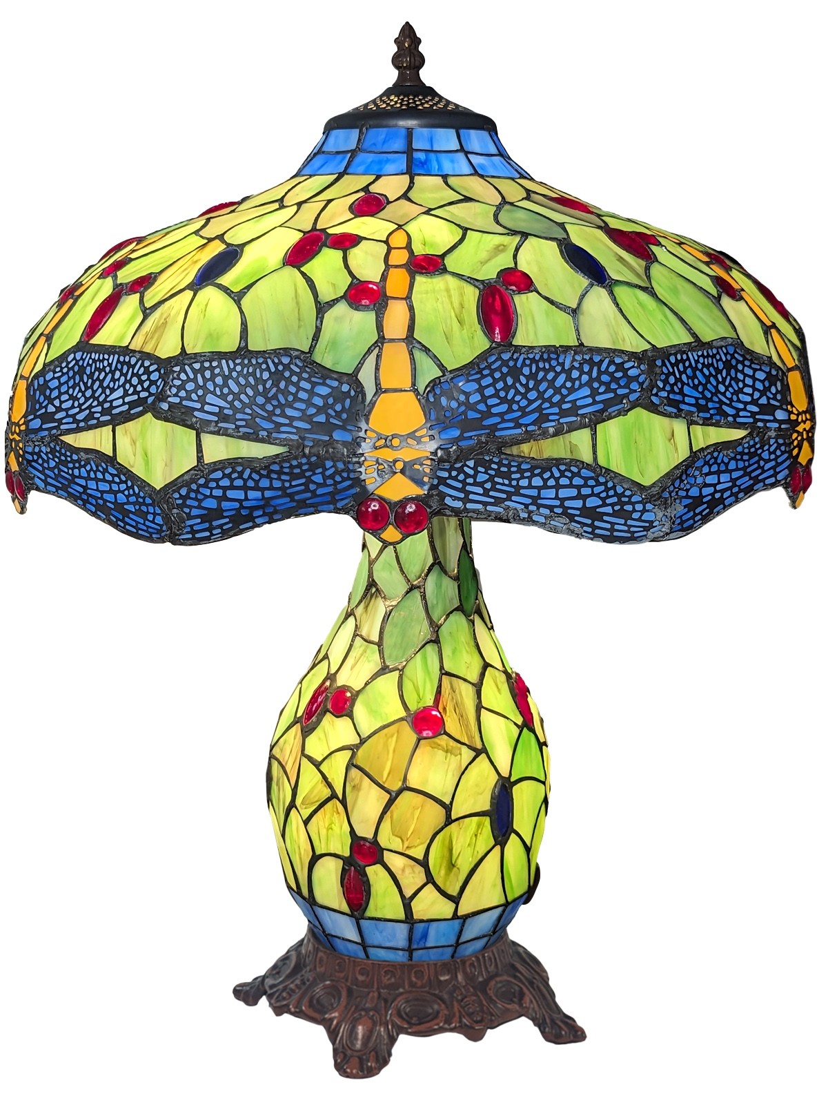 Dragonfly Umbrella Table Lamp 55cm