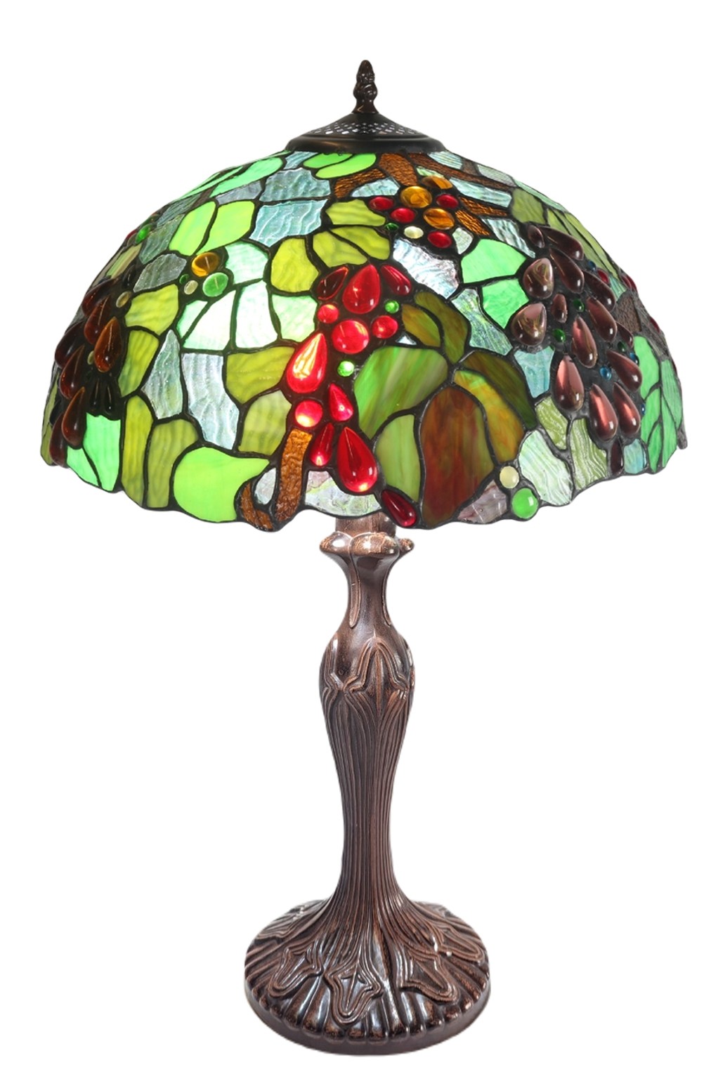 Embossed Grape Tiffany Lamp (Large) 56cm