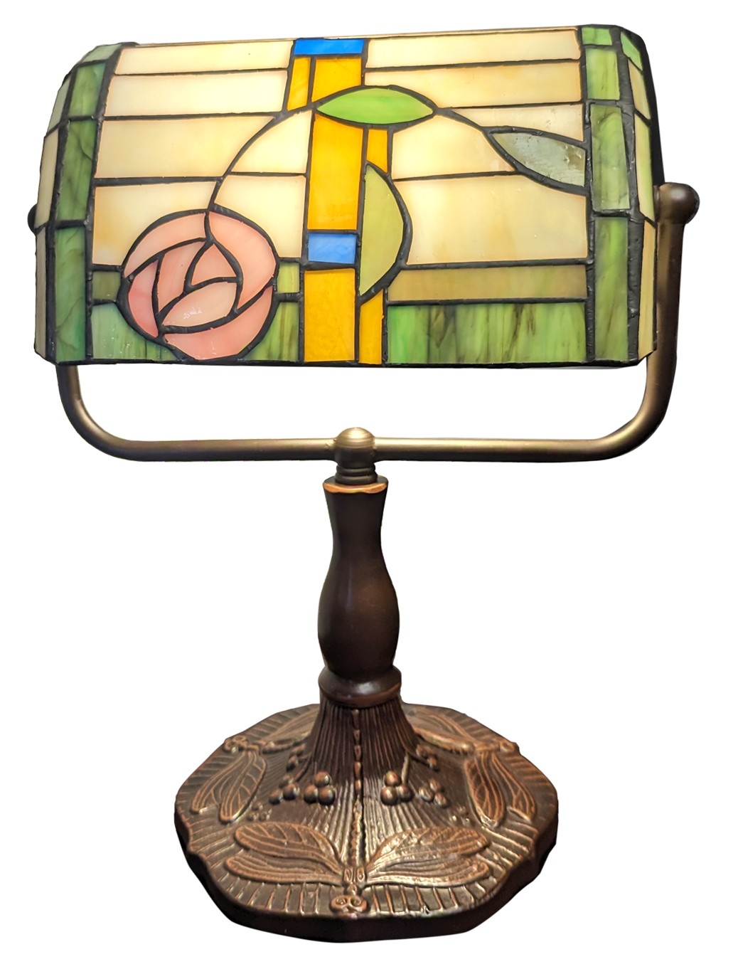 Mackintosh Style Bankers Lamp 33cm