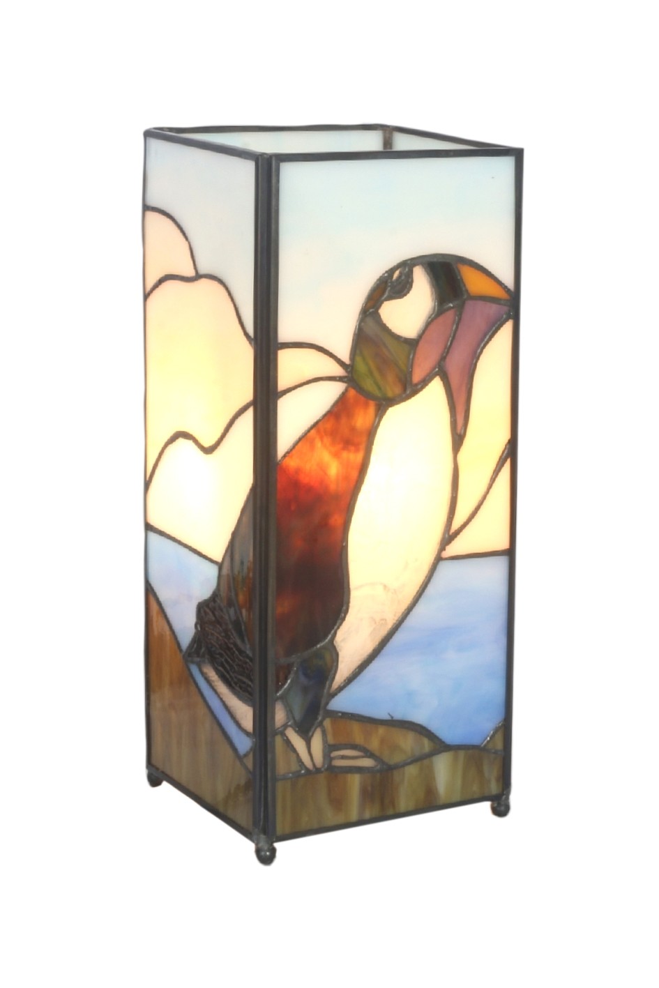 Puffin Square Lamp 27cm