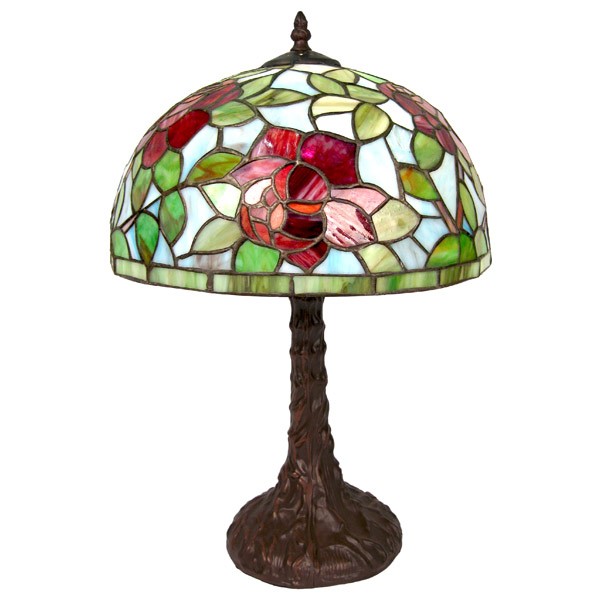 Rose Tiffany Table Lamp 46cm