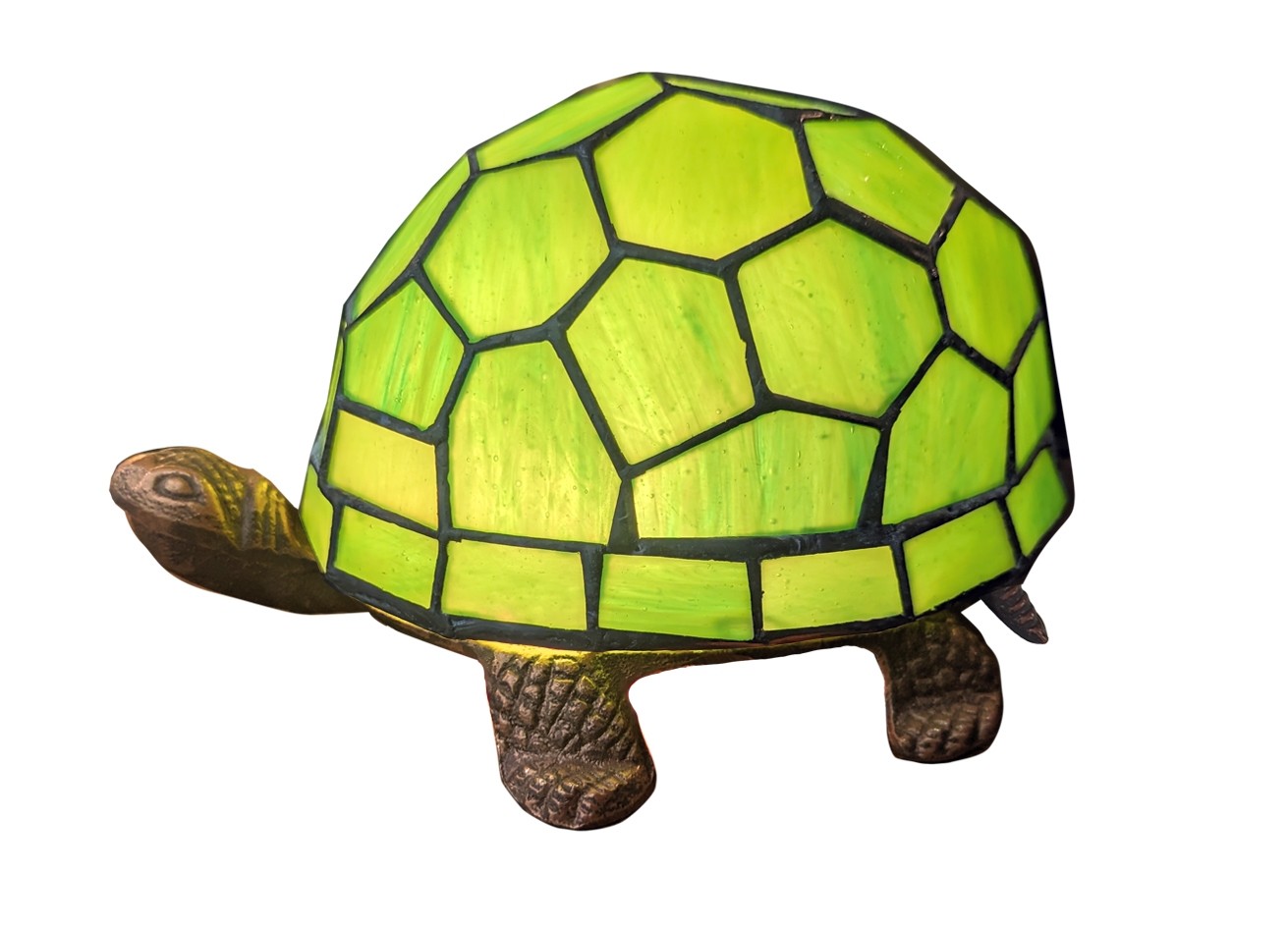 Green Turtle Lamp 22cm