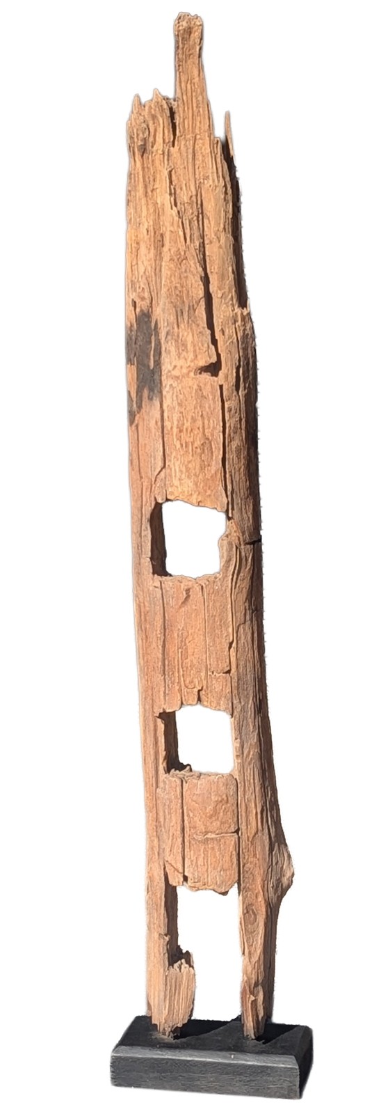 Wood Carving With Stand With Holes 180cm