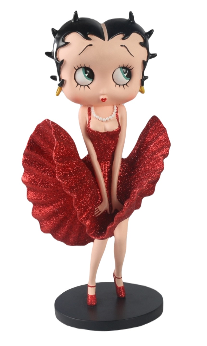 Betty Boop Cool Breeze (Red Glitter) 32cm
