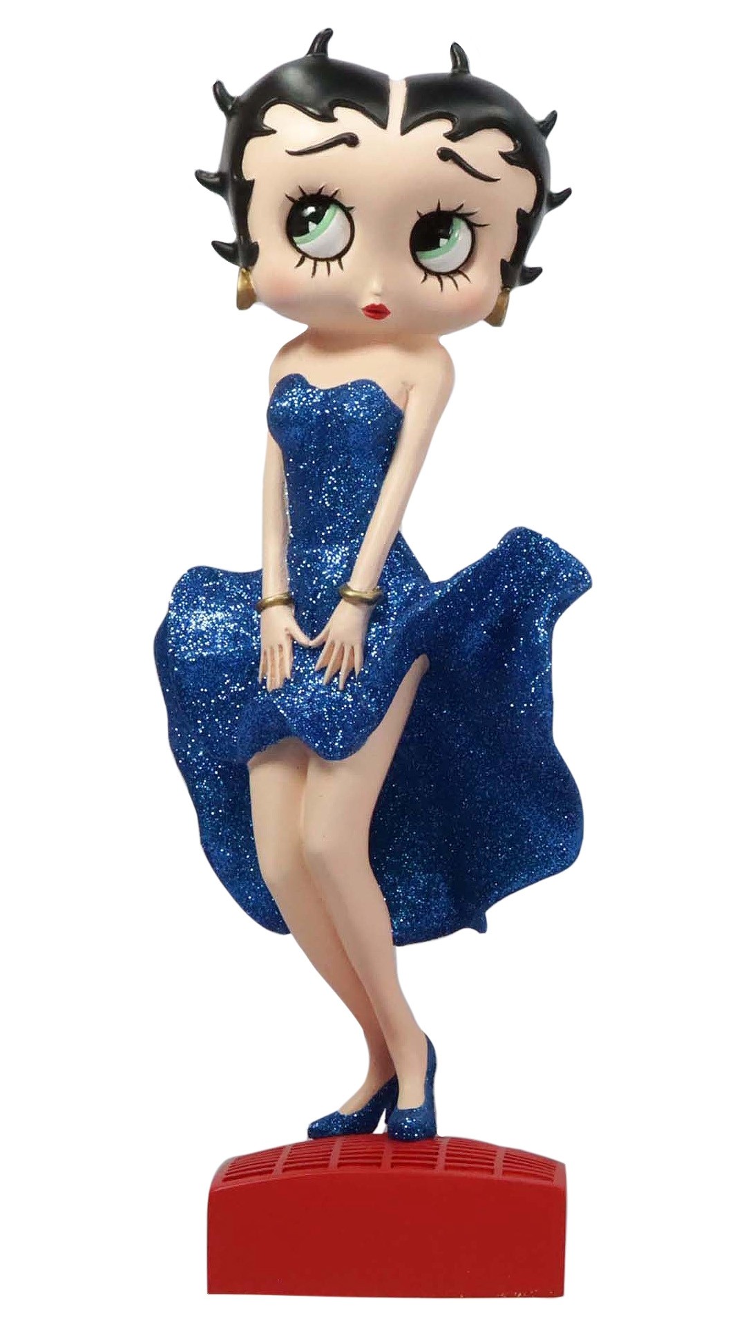Betty Boop Posing Blue Glitter Dress 29.5cm