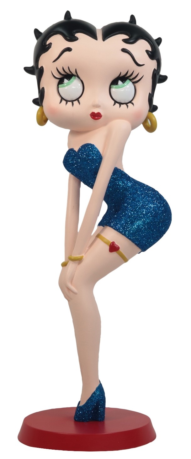 Betty Boop Classic Pose (Blue Glitter) 29cm  