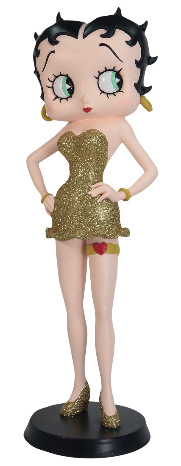Betty Boop Garter (Gold Glitter) 32cm