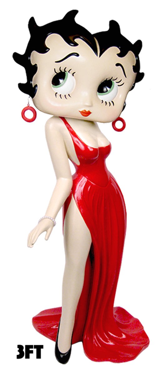 Betty Boop Red Dress 3ft