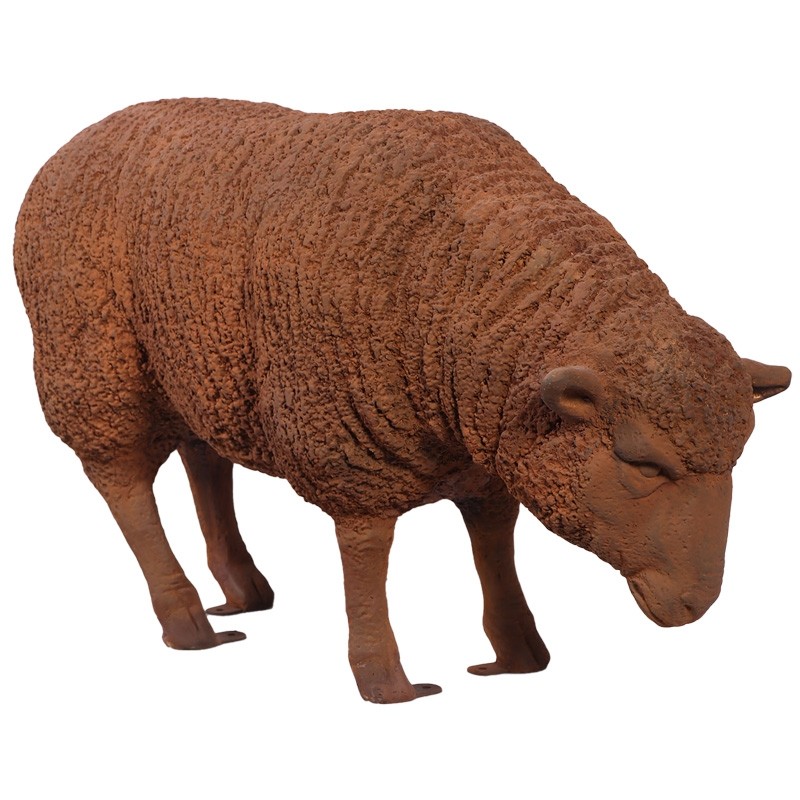 Merino Ewe - 96cm - Rust Finish